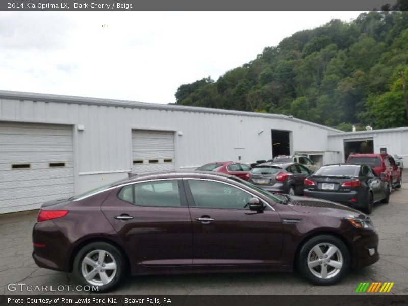 Dark Cherry / Beige 2014 Kia Optima LX