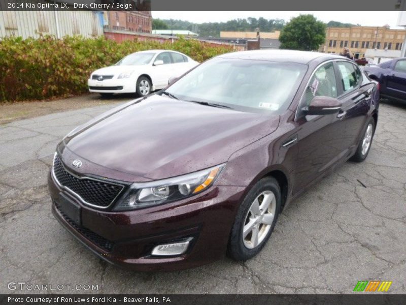 Dark Cherry / Beige 2014 Kia Optima LX