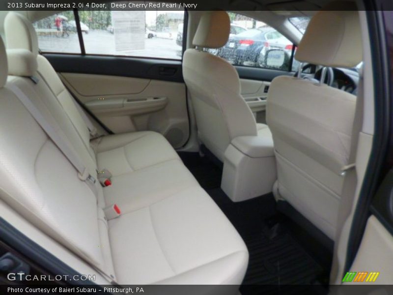 Deep Cherry Red Pearl / Ivory 2013 Subaru Impreza 2.0i 4 Door