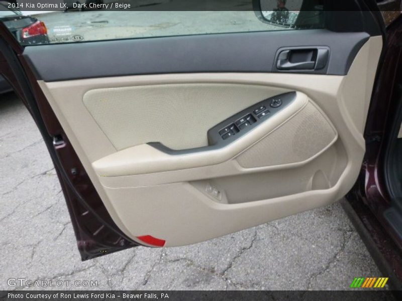 Dark Cherry / Beige 2014 Kia Optima LX