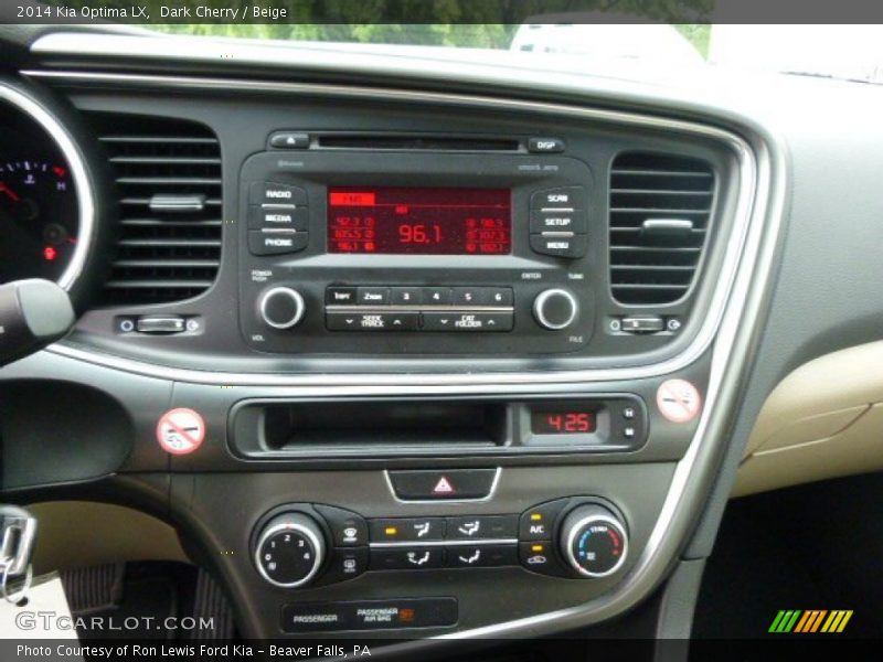 Dark Cherry / Beige 2014 Kia Optima LX