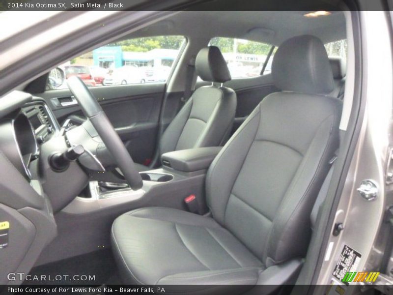 Front Seat of 2014 Optima SX