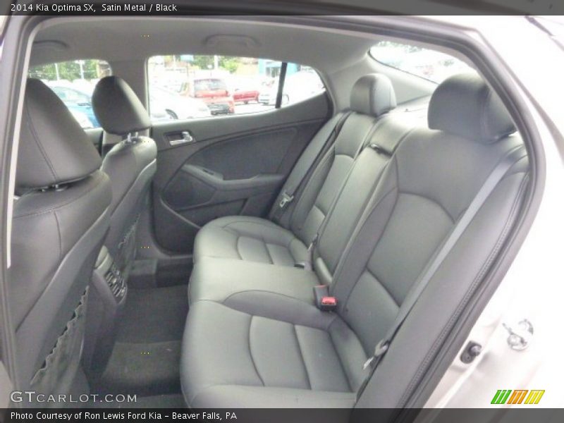 Rear Seat of 2014 Optima SX