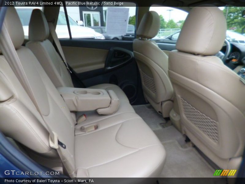 Pacific Blue Metallic / Sand Beige 2012 Toyota RAV4 Limited 4WD