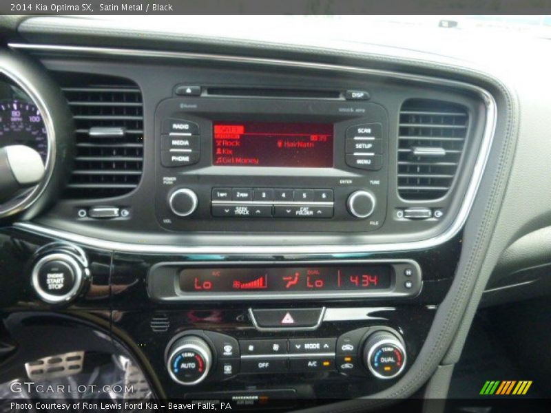 Satin Metal / Black 2014 Kia Optima SX