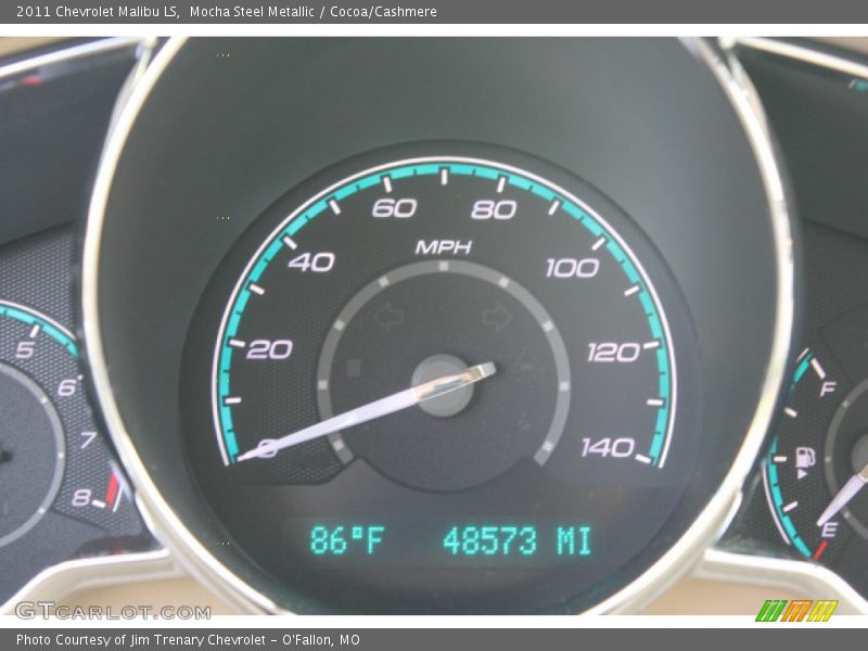 Mocha Steel Metallic / Cocoa/Cashmere 2011 Chevrolet Malibu LS
