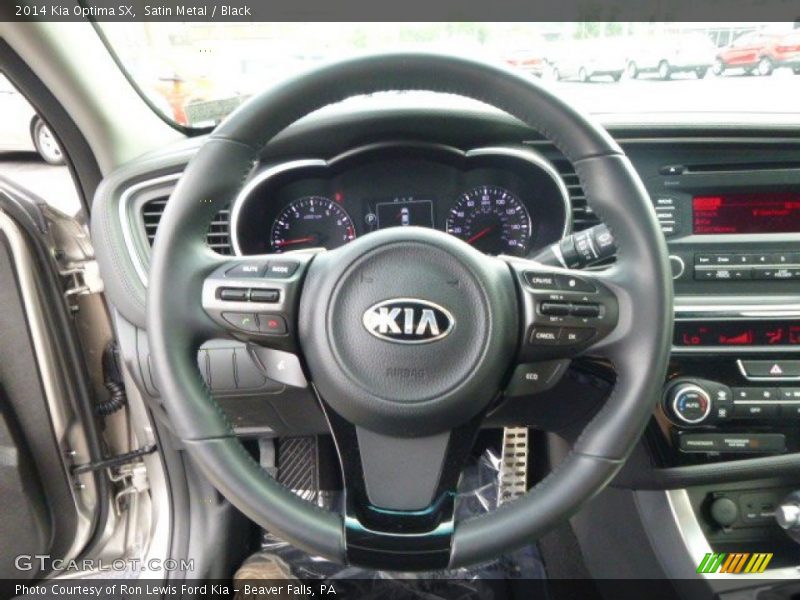 Satin Metal / Black 2014 Kia Optima SX