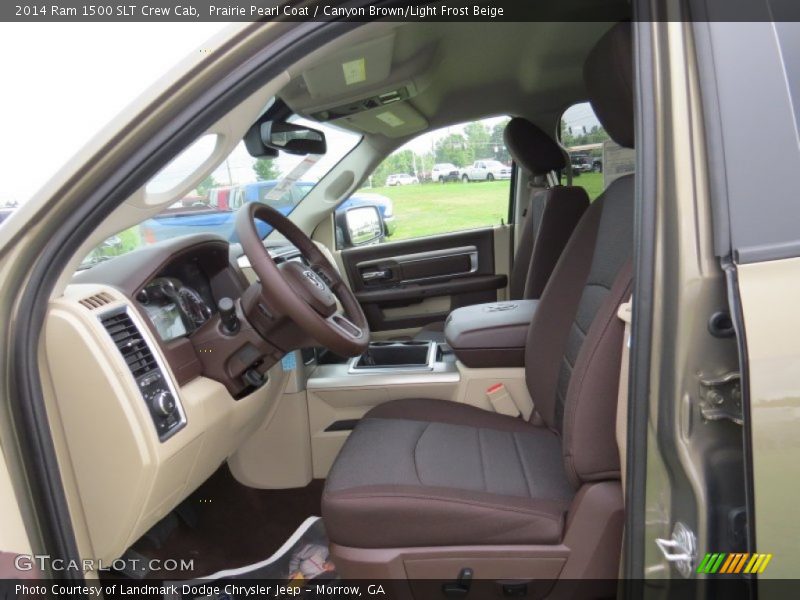  2014 1500 SLT Crew Cab Canyon Brown/Light Frost Beige Interior