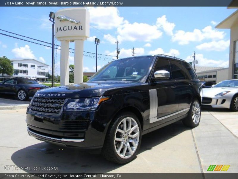 Barolo Black Metallic / Ebony/Ebony 2014 Land Rover Range Rover