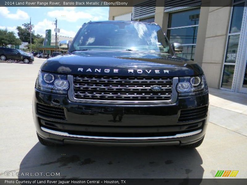 Barolo Black Metallic / Ebony/Ebony 2014 Land Rover Range Rover