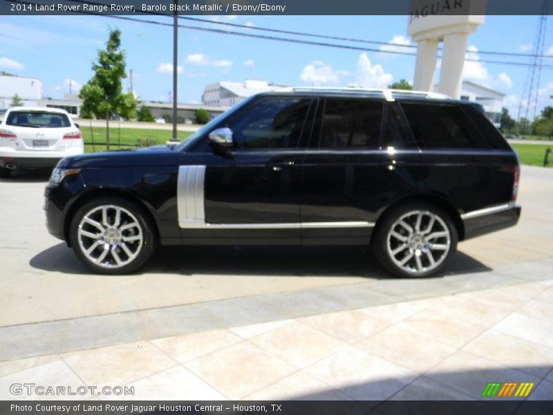 Barolo Black Metallic / Ebony/Ebony 2014 Land Rover Range Rover