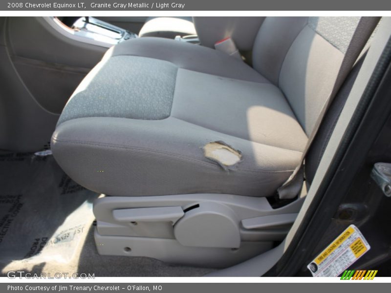 Granite Gray Metallic / Light Gray 2008 Chevrolet Equinox LT