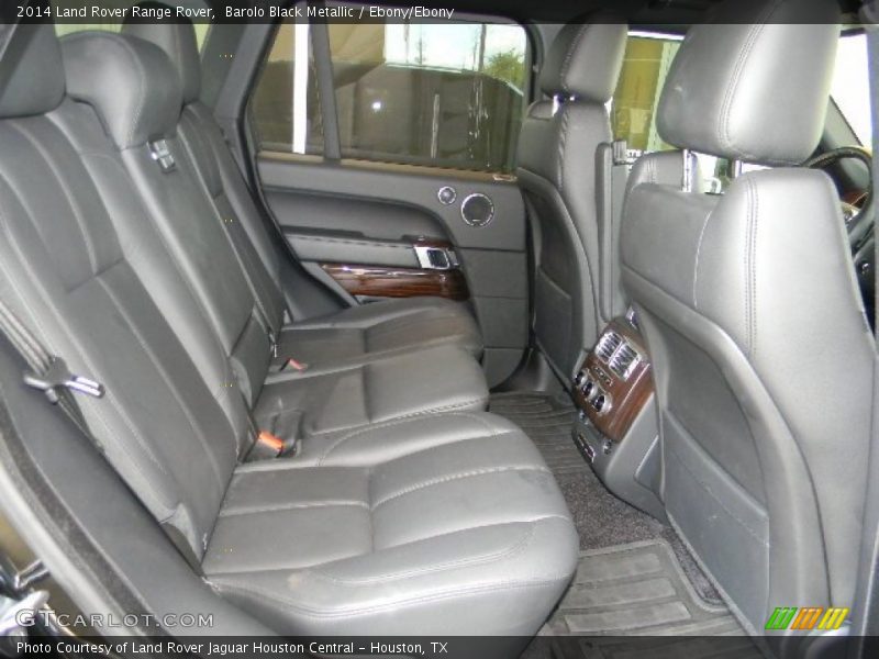 Rear Seat of 2014 Range Rover 