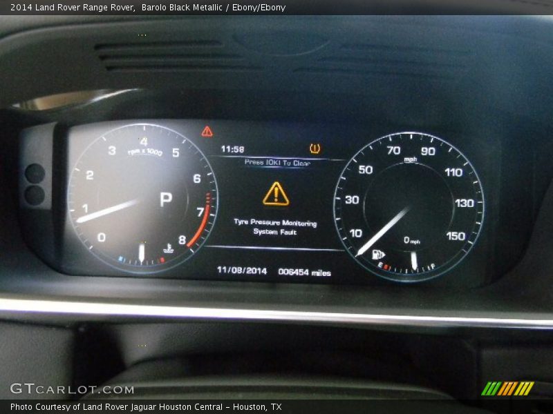 Barolo Black Metallic / Ebony/Ebony 2014 Land Rover Range Rover