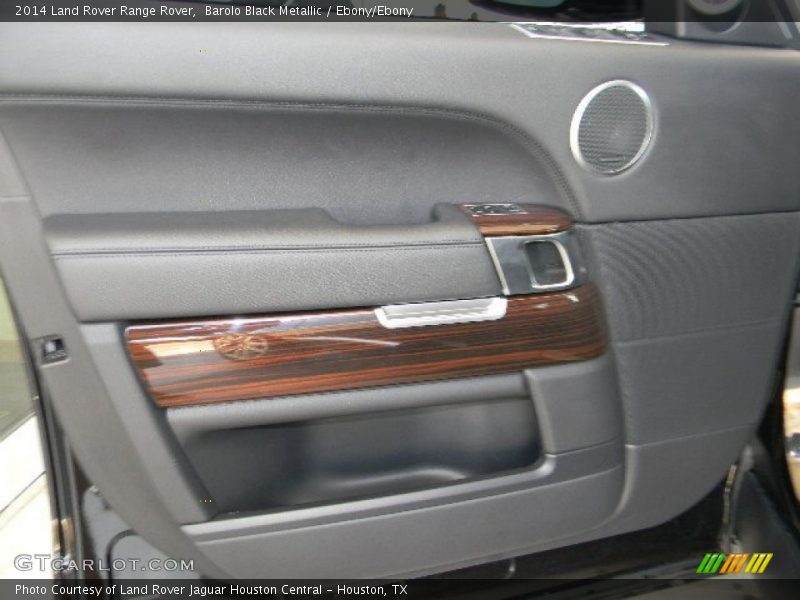 Barolo Black Metallic / Ebony/Ebony 2014 Land Rover Range Rover