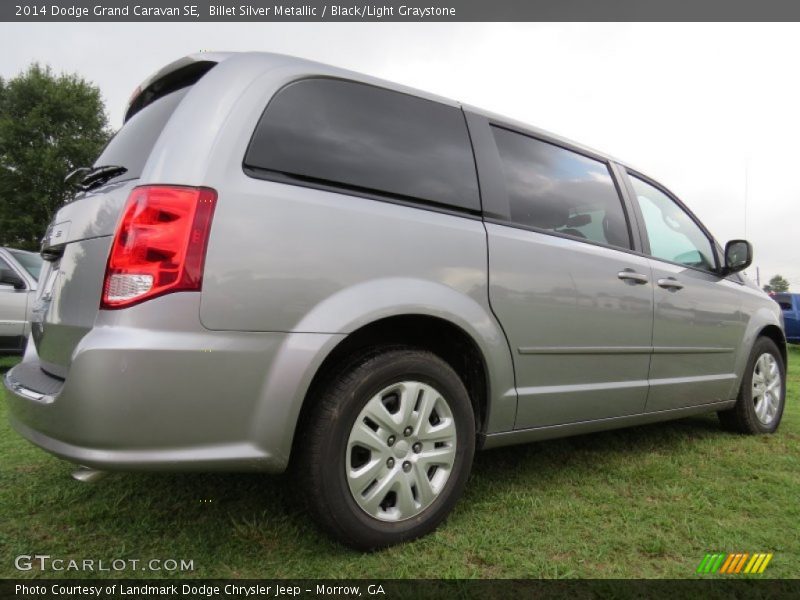 Billet Silver Metallic / Black/Light Graystone 2014 Dodge Grand Caravan SE