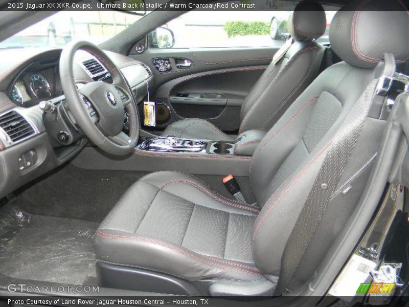  2015 XK XKR Coupe Warm Charcoal/Red Contrast Interior