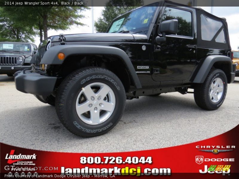 Black / Black 2014 Jeep Wrangler Sport 4x4