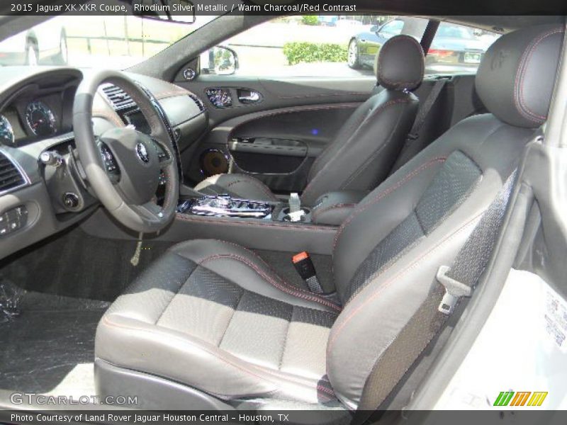 2015 XK XKR Coupe Warm Charcoal/Red Contrast Interior
