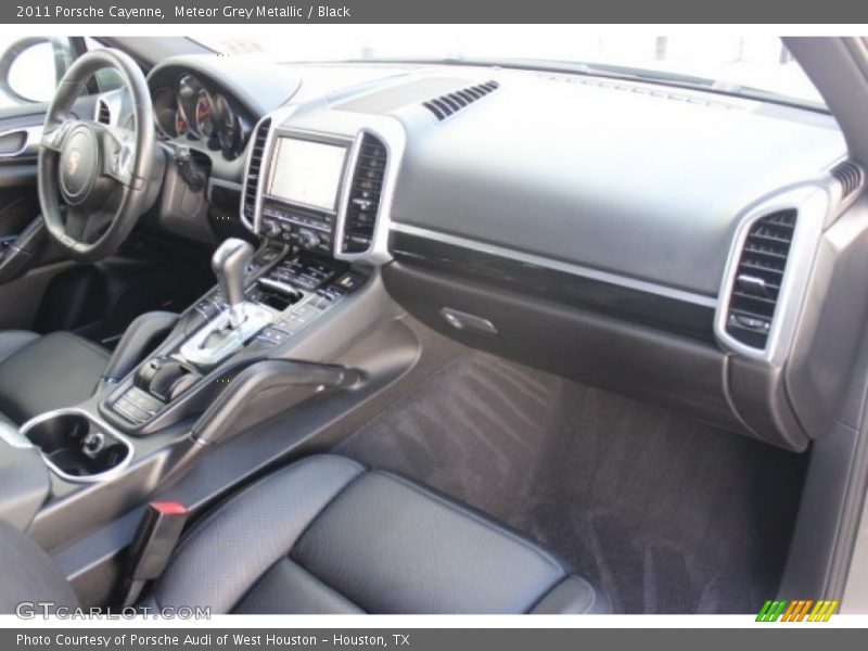 Meteor Grey Metallic / Black 2011 Porsche Cayenne