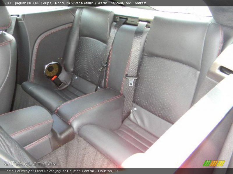 Rhodium Silver Metallic / Warm Charcoal/Red Contrast 2015 Jaguar XK XKR Coupe