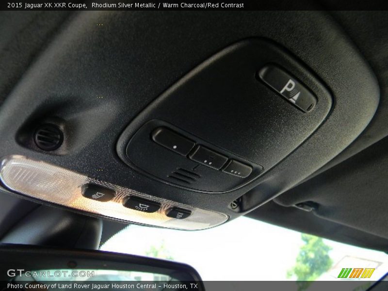 Rhodium Silver Metallic / Warm Charcoal/Red Contrast 2015 Jaguar XK XKR Coupe