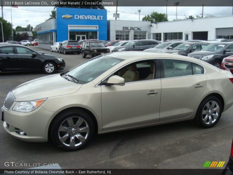 Gold Mist Metallic / Cocoa/Cashmere 2011 Buick LaCrosse CXL