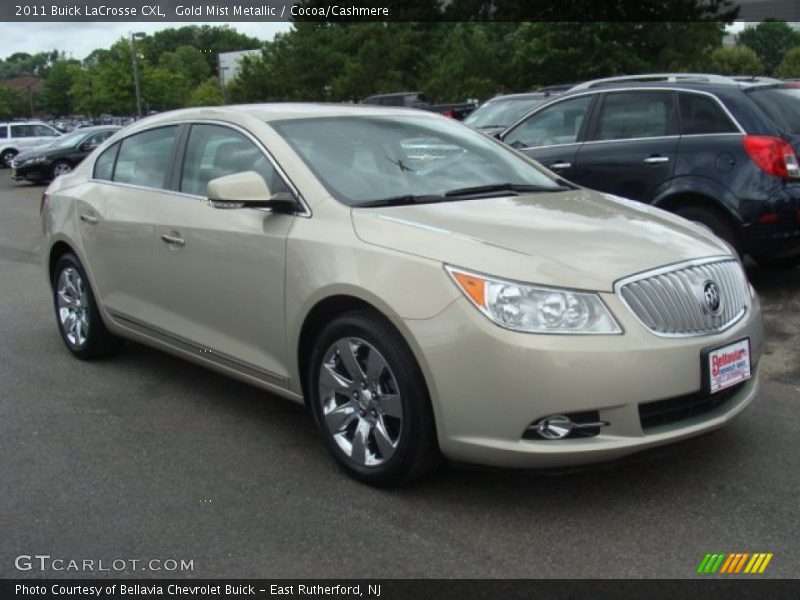Gold Mist Metallic / Cocoa/Cashmere 2011 Buick LaCrosse CXL