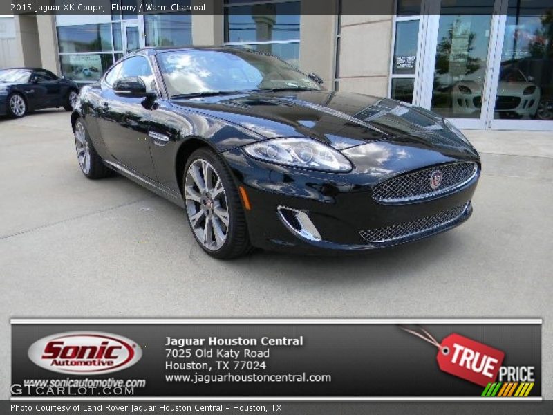 Ebony / Warm Charcoal 2015 Jaguar XK Coupe