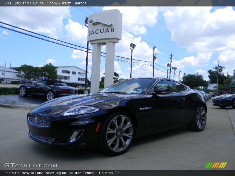 Ebony / Warm Charcoal 2015 Jaguar XK Coupe