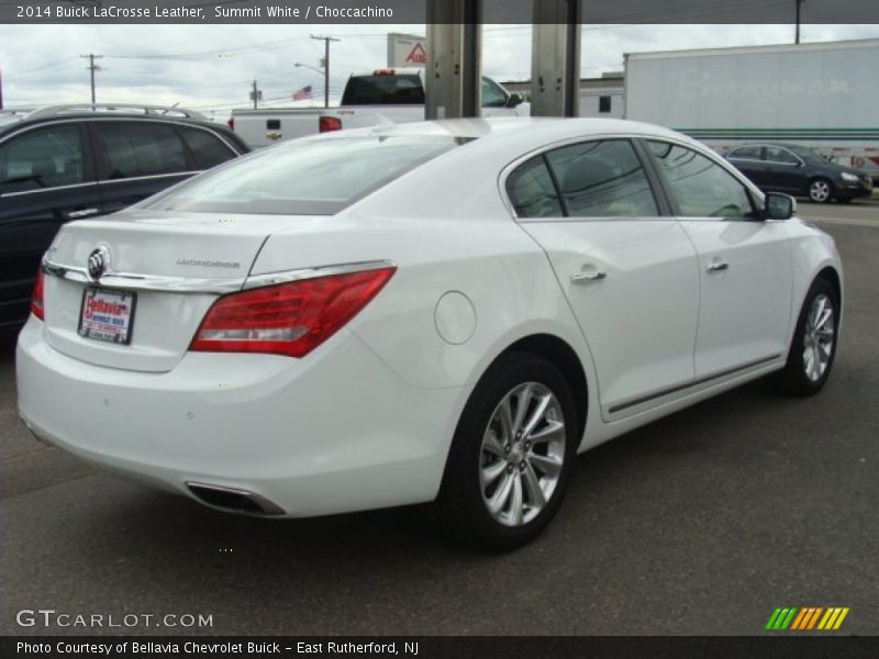 Summit White / Choccachino 2014 Buick LaCrosse Leather