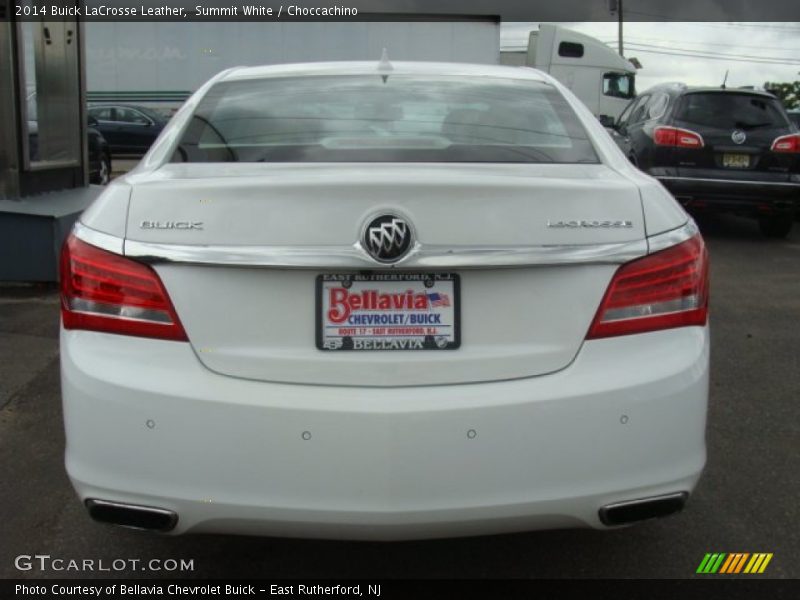 Summit White / Choccachino 2014 Buick LaCrosse Leather