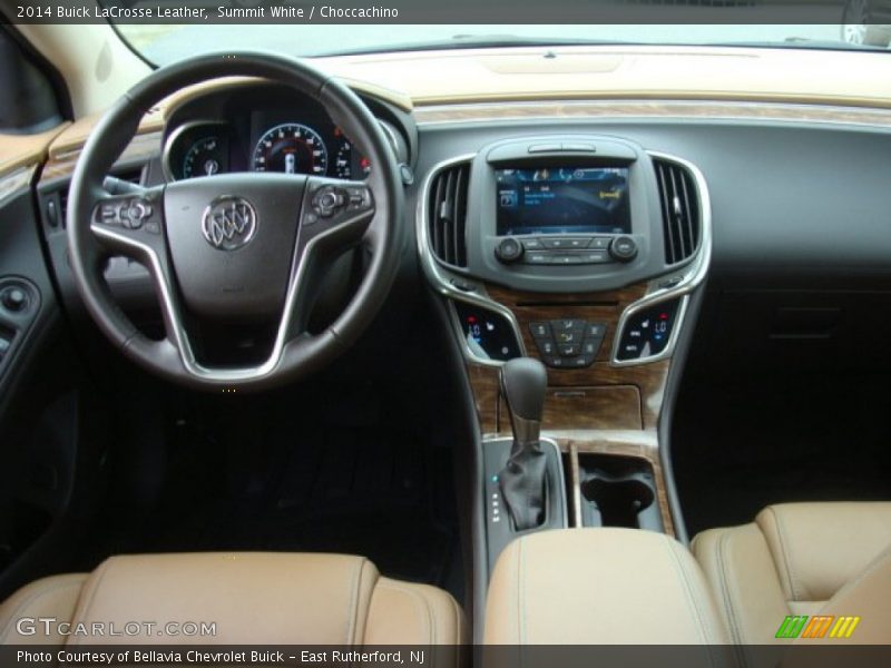 Summit White / Choccachino 2014 Buick LaCrosse Leather