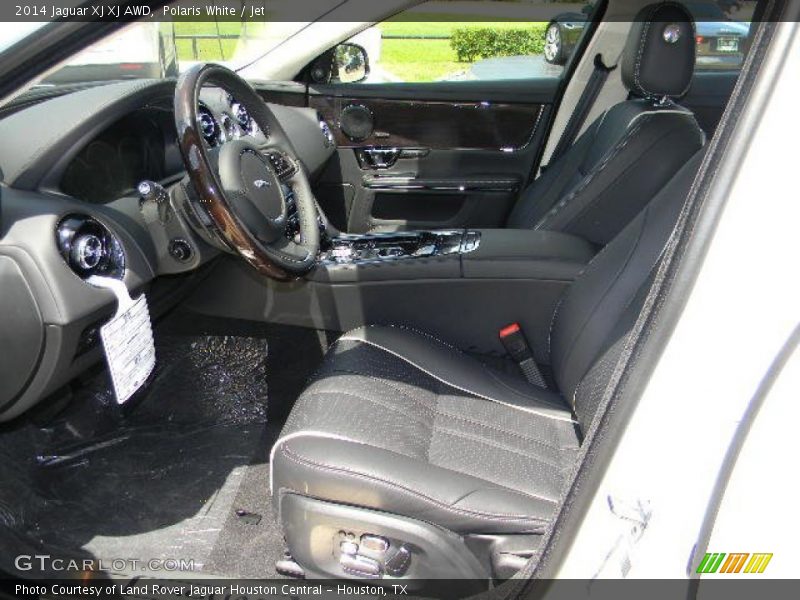 Polaris White / Jet 2014 Jaguar XJ XJ AWD
