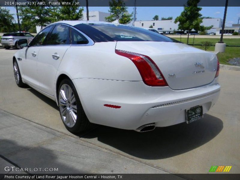 Polaris White / Jet 2014 Jaguar XJ XJ AWD