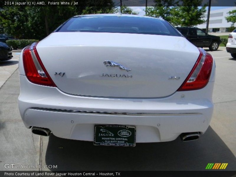 Polaris White / Jet 2014 Jaguar XJ XJ AWD