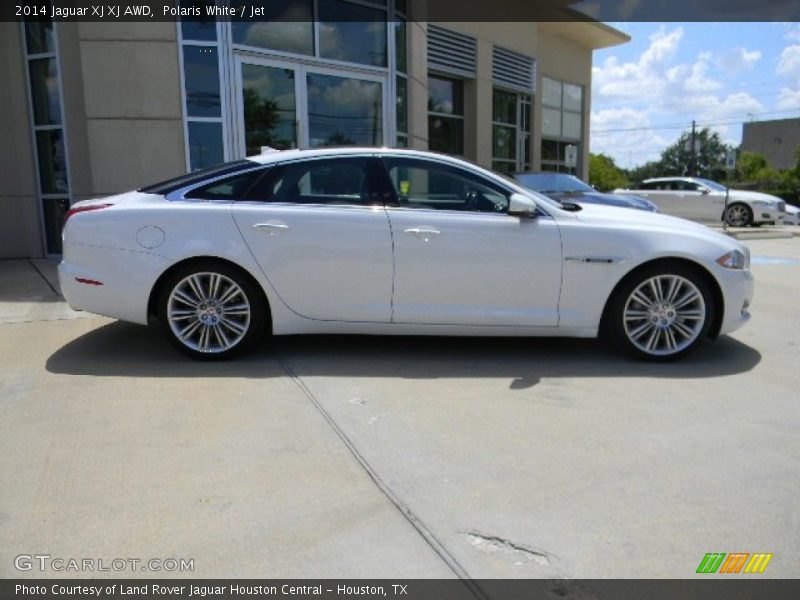 Polaris White / Jet 2014 Jaguar XJ XJ AWD