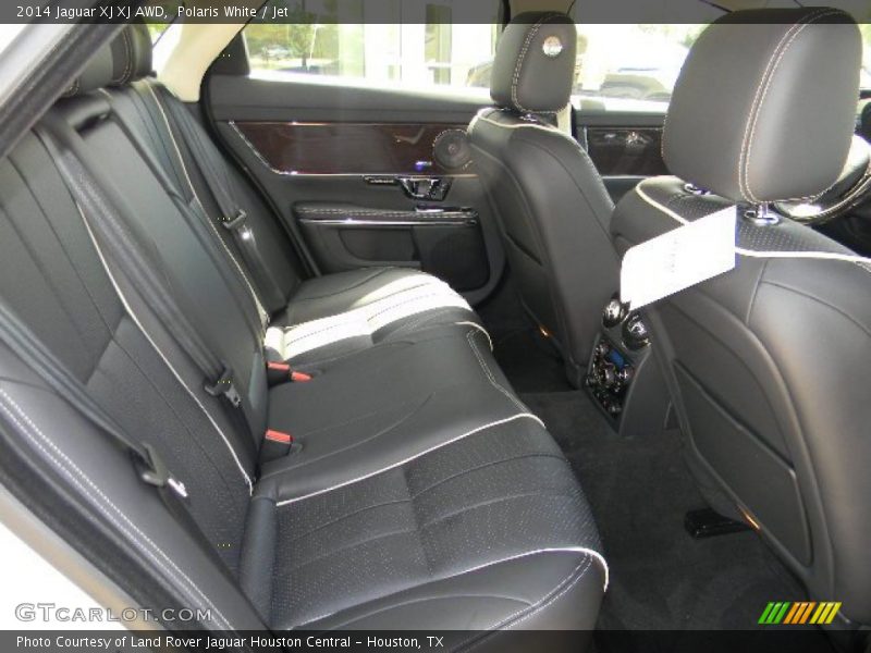Polaris White / Jet 2014 Jaguar XJ XJ AWD