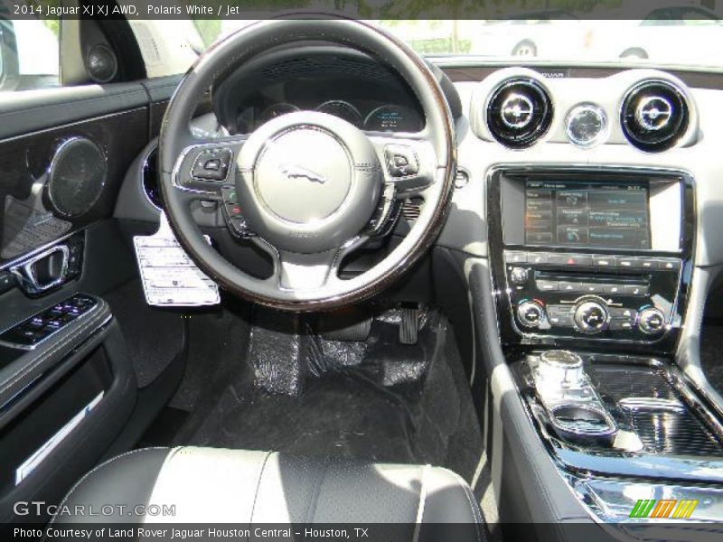 Polaris White / Jet 2014 Jaguar XJ XJ AWD