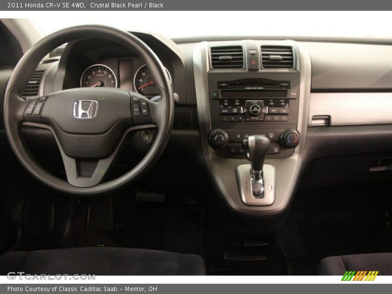 Crystal Black Pearl / Black 2011 Honda CR-V SE 4WD