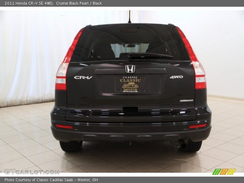 Crystal Black Pearl / Black 2011 Honda CR-V SE 4WD