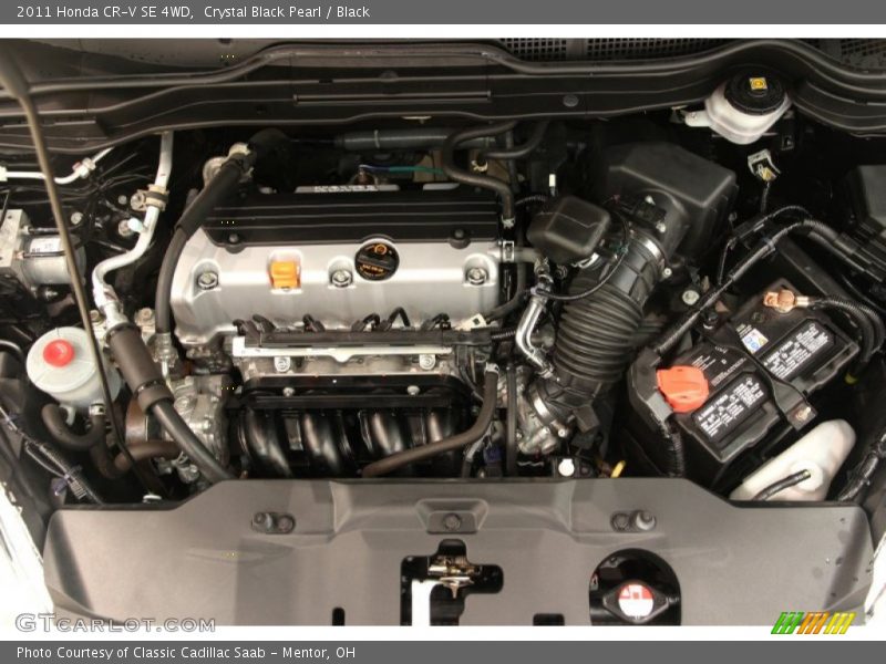 Crystal Black Pearl / Black 2011 Honda CR-V SE 4WD