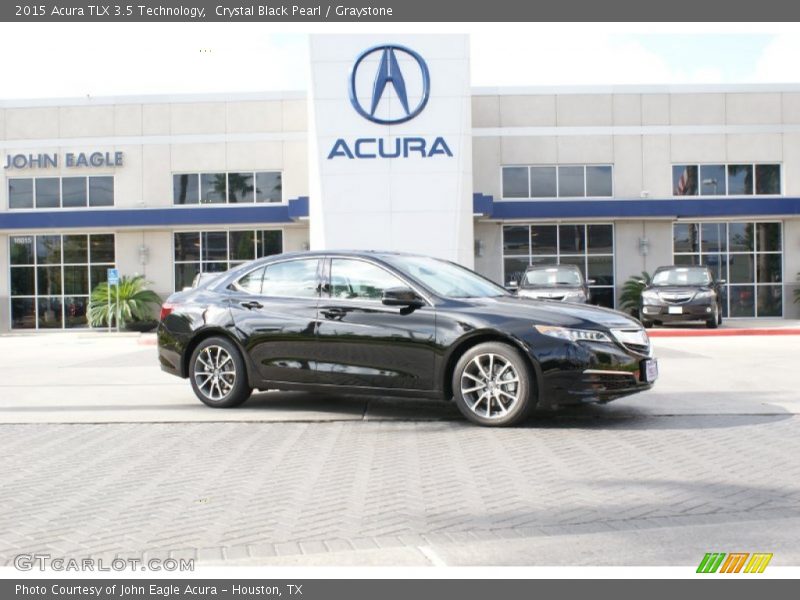 Crystal Black Pearl / Graystone 2015 Acura TLX 3.5 Technology
