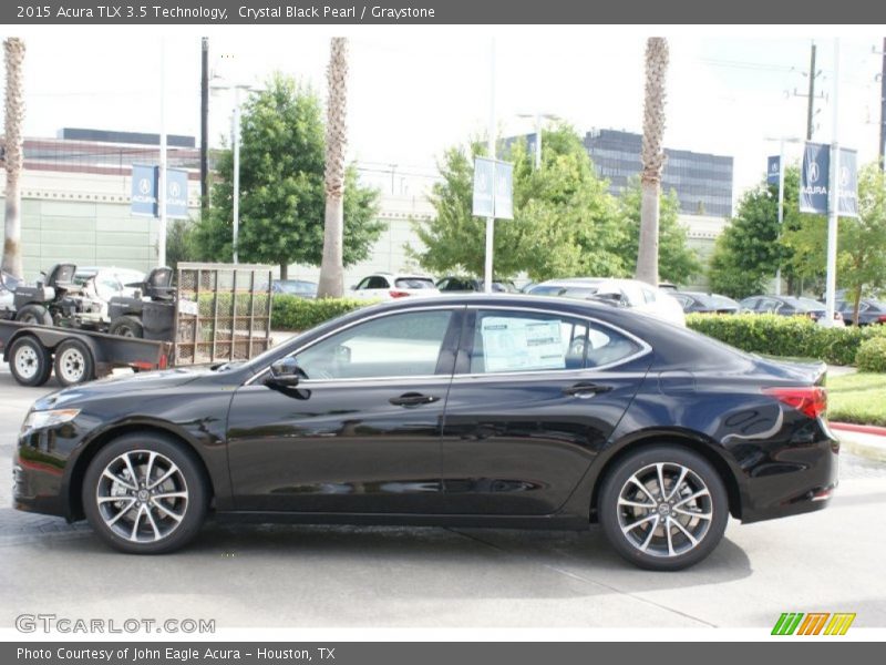 Crystal Black Pearl / Graystone 2015 Acura TLX 3.5 Technology
