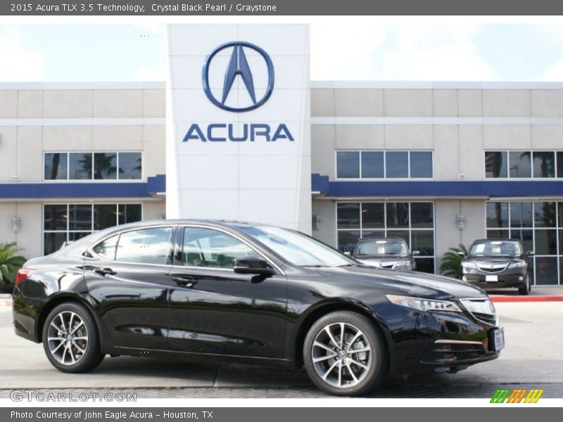 Crystal Black Pearl / Graystone 2015 Acura TLX 3.5 Technology