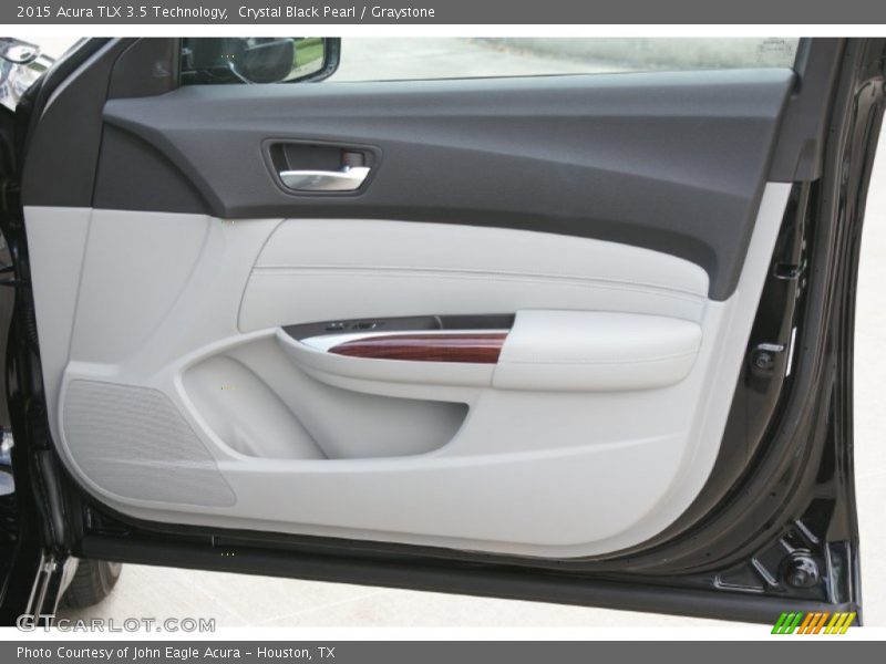 Crystal Black Pearl / Graystone 2015 Acura TLX 3.5 Technology