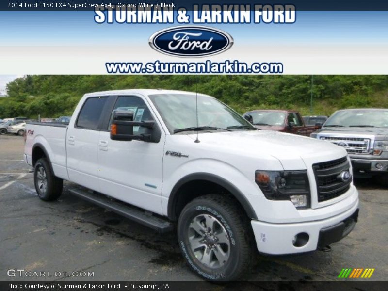 Oxford White / Black 2014 Ford F150 FX4 SuperCrew 4x4