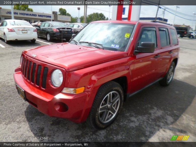 Inferno Red Crystal Pearl / Dark Slate Gray/Medium Slate Gray 2009 Jeep Patriot Sport 4x4