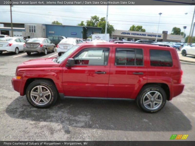 Inferno Red Crystal Pearl / Dark Slate Gray/Medium Slate Gray 2009 Jeep Patriot Sport 4x4