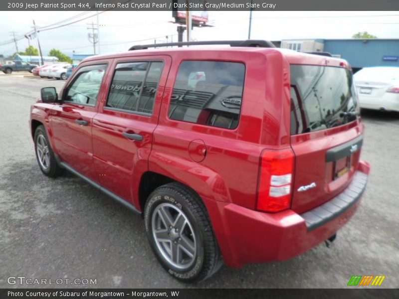 Inferno Red Crystal Pearl / Dark Slate Gray/Medium Slate Gray 2009 Jeep Patriot Sport 4x4